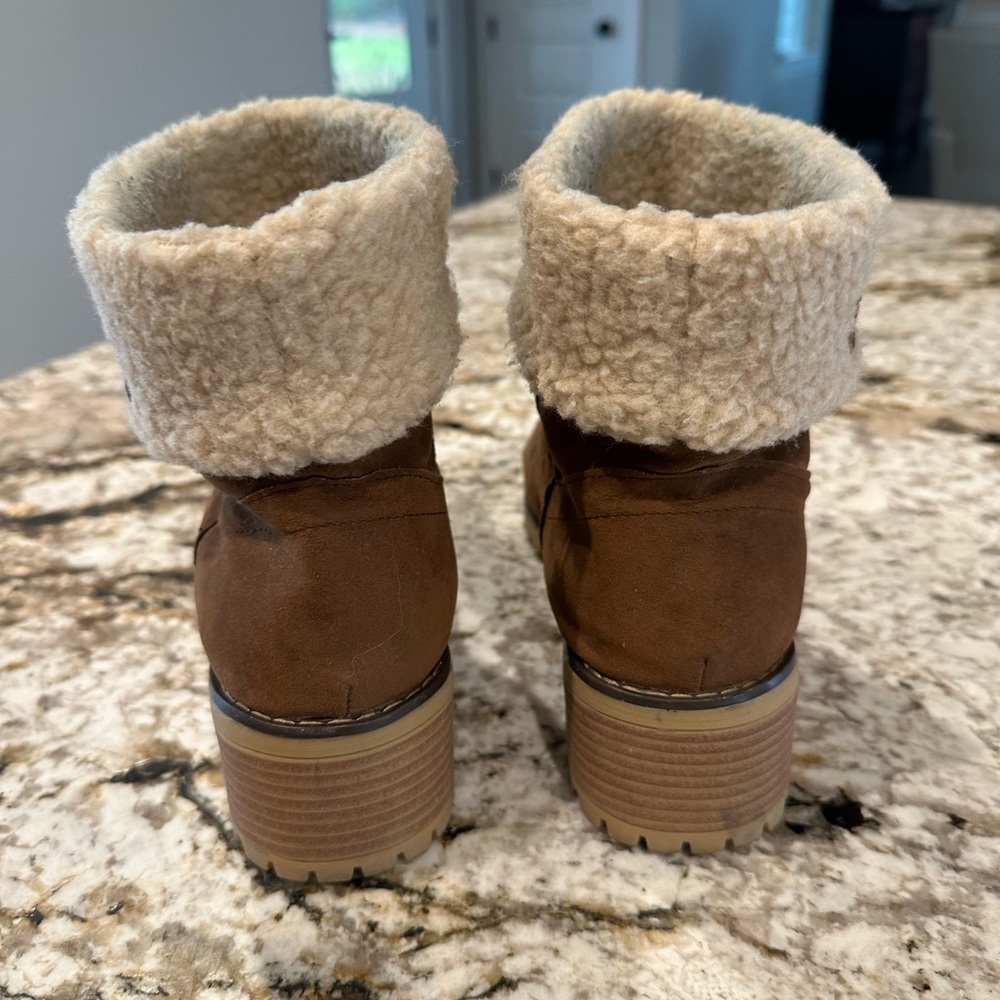 Brown Suede Boots - Picture 2 of 4